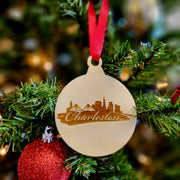 Wooden Laser Engraved Christmas Ornaments